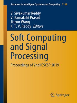 cover image of Soft Computing and Signal Processing